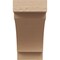 Ekena Millwork 3-inch W x 6-inch D x 6-inch H Merced Rough Cedar Woodgrain TimberThane Knee Brace, Primed BRCUR03X06X06MRCRCPR - alternate 6